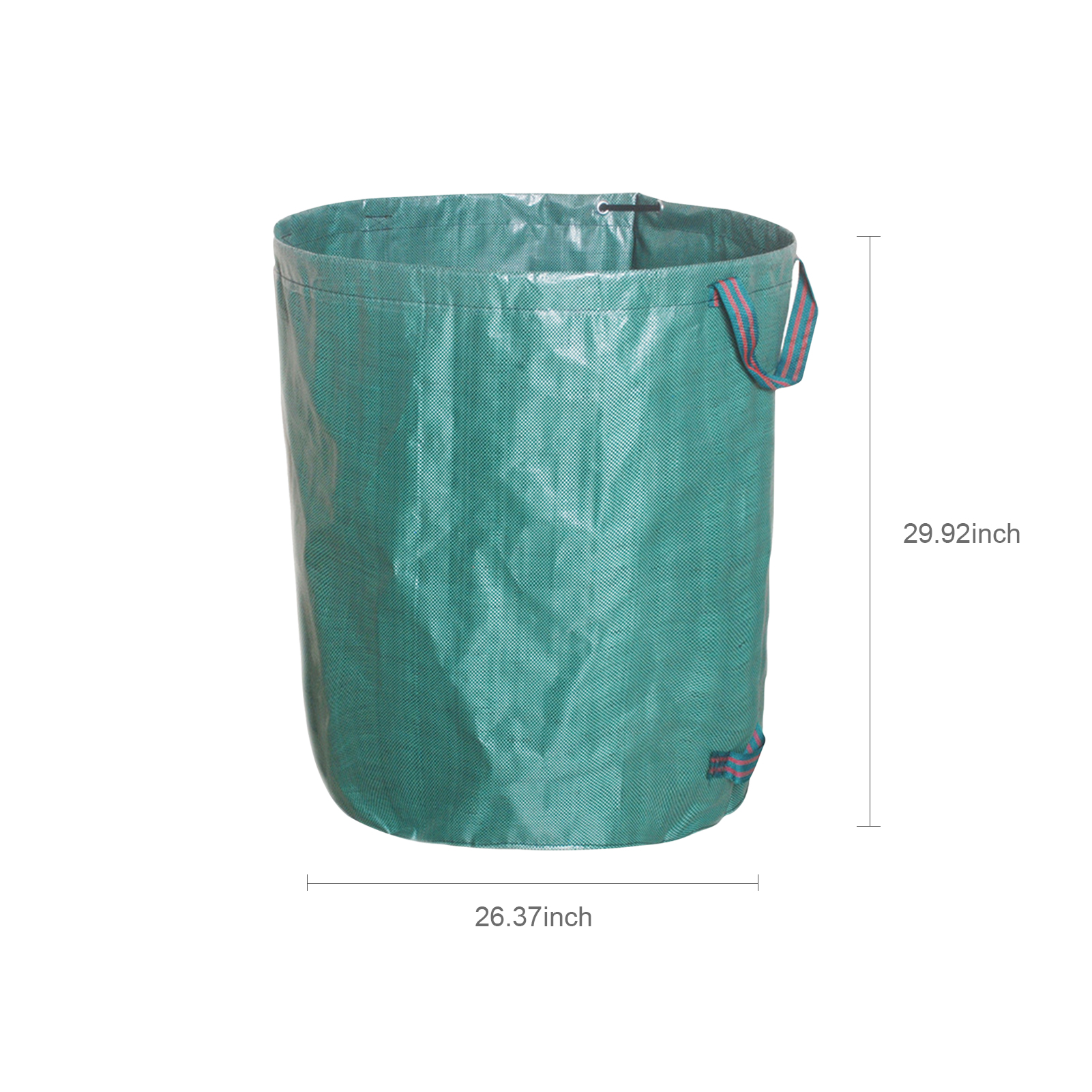 Sac de jardin réutilisable 60L/120L/300L, sac à feuilles, poubelle pliable de jardin, collecte des déchets, conteneur de stockage, bacs: 272L