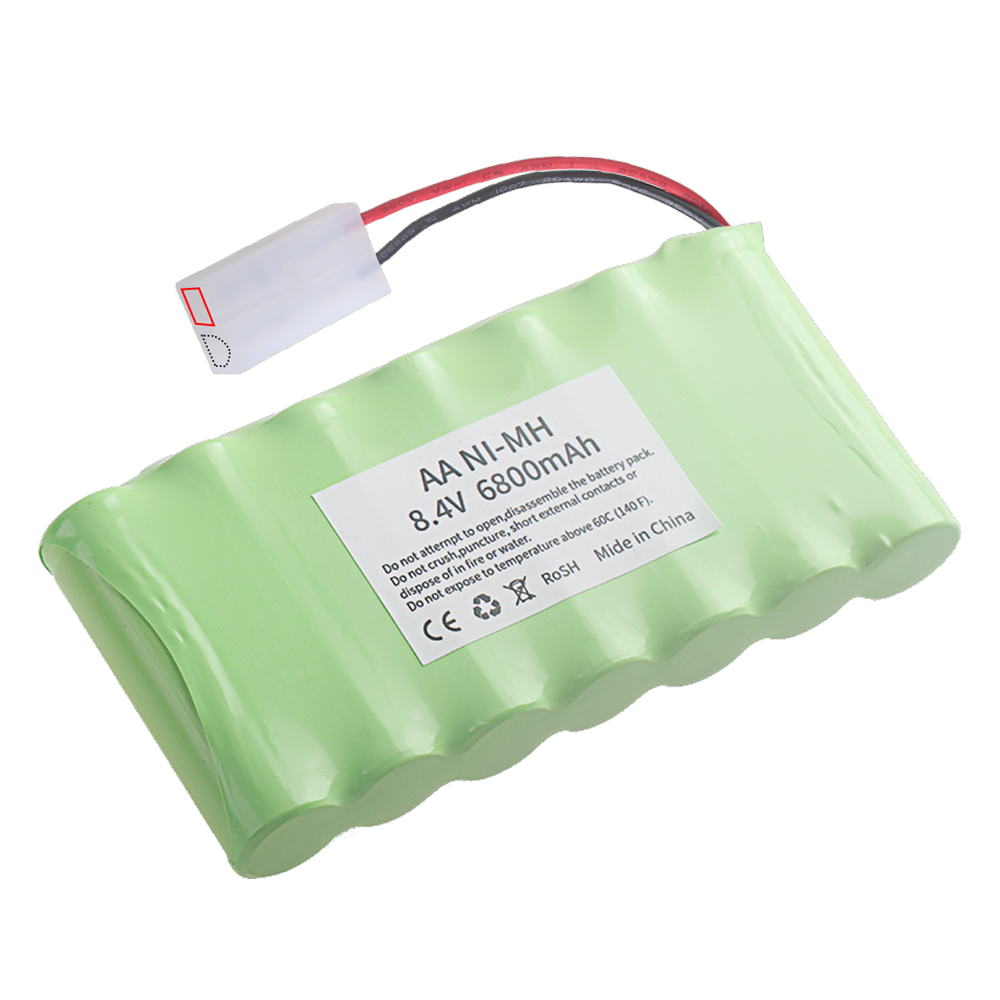 3,6 V/4,8 V/6 V/7,2 V/8,4 V/9,6 V/12 v 3000 mah 5000/ 6800 mAh NI-MH Akku für Rc spielzeug Auto Boot Tanks Züge Roboter Pistole: dunkles Khaki