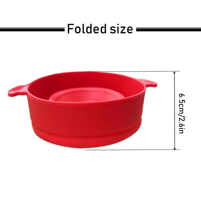 DIY Popcorn Bucket Bowl Maker With Lid Collapsible Norbi Microwave Air Popcorn Bowl Kitchen Easy Tools Silicone