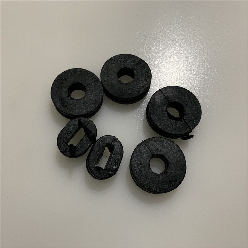 6 stuks motoraccessoires rubberen pad  hj125k en125 zijkappen  gs125 rubberen pad beschermplaat rubberen ring