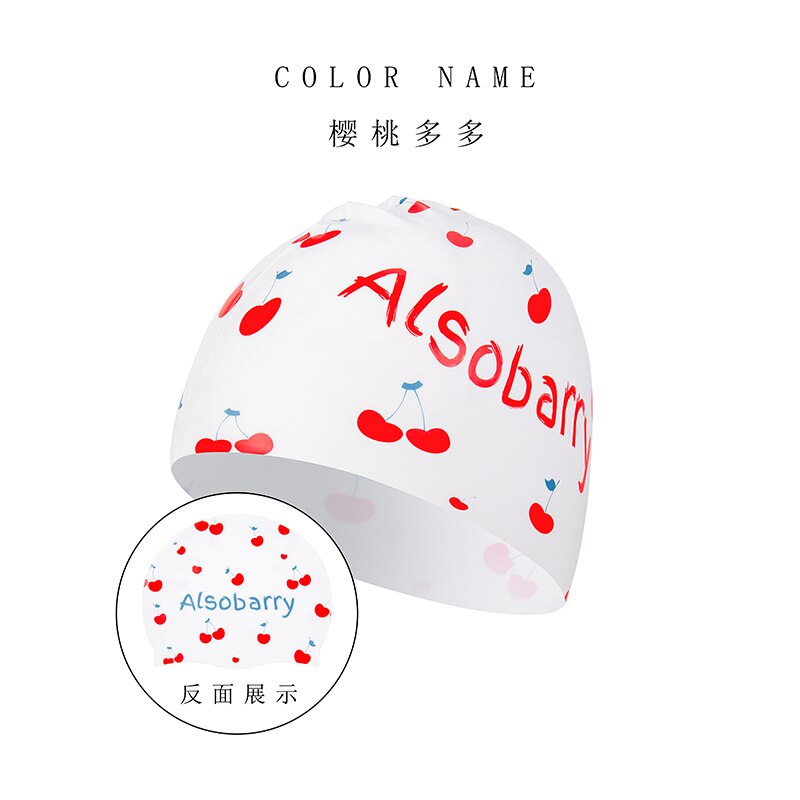Gorro de baño de tela de silicona para hombre y mujer, alta elasticidad, impermeable, protege las orejas, accesorios de natación: 4