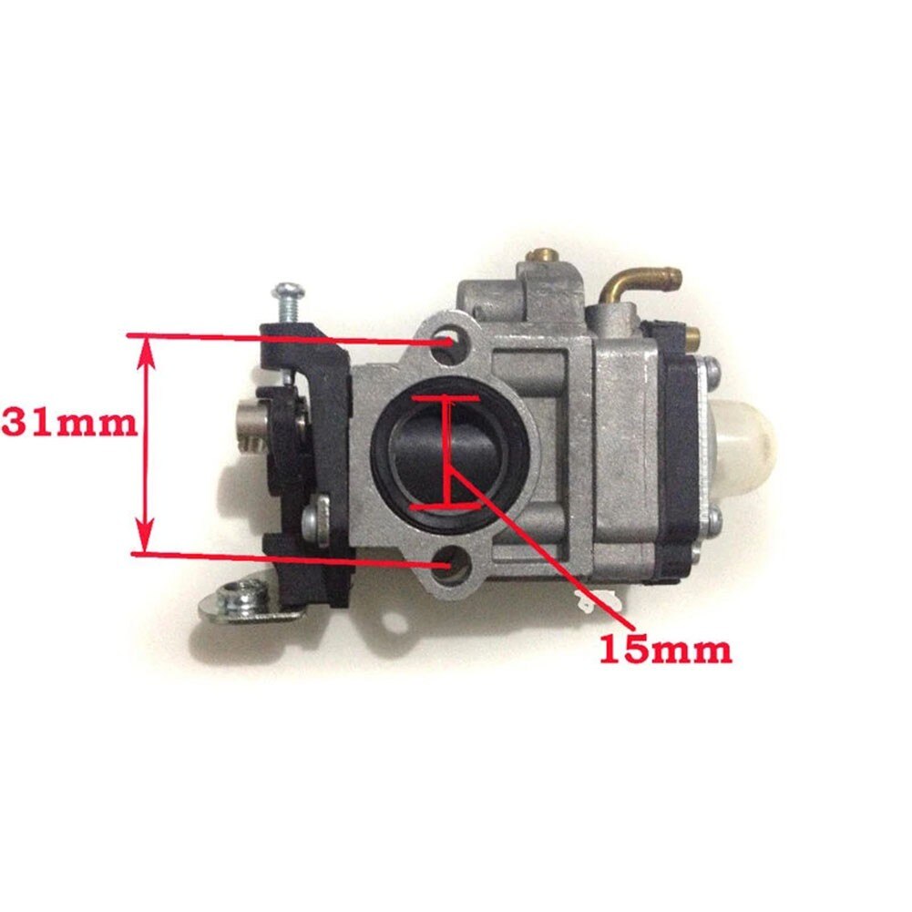 15mm Carburetor Kit Accessory For 43cc 49cc 52cc Brush Cutter Debarker Chainsaw Strimmer Cutter Chainsaw Carb