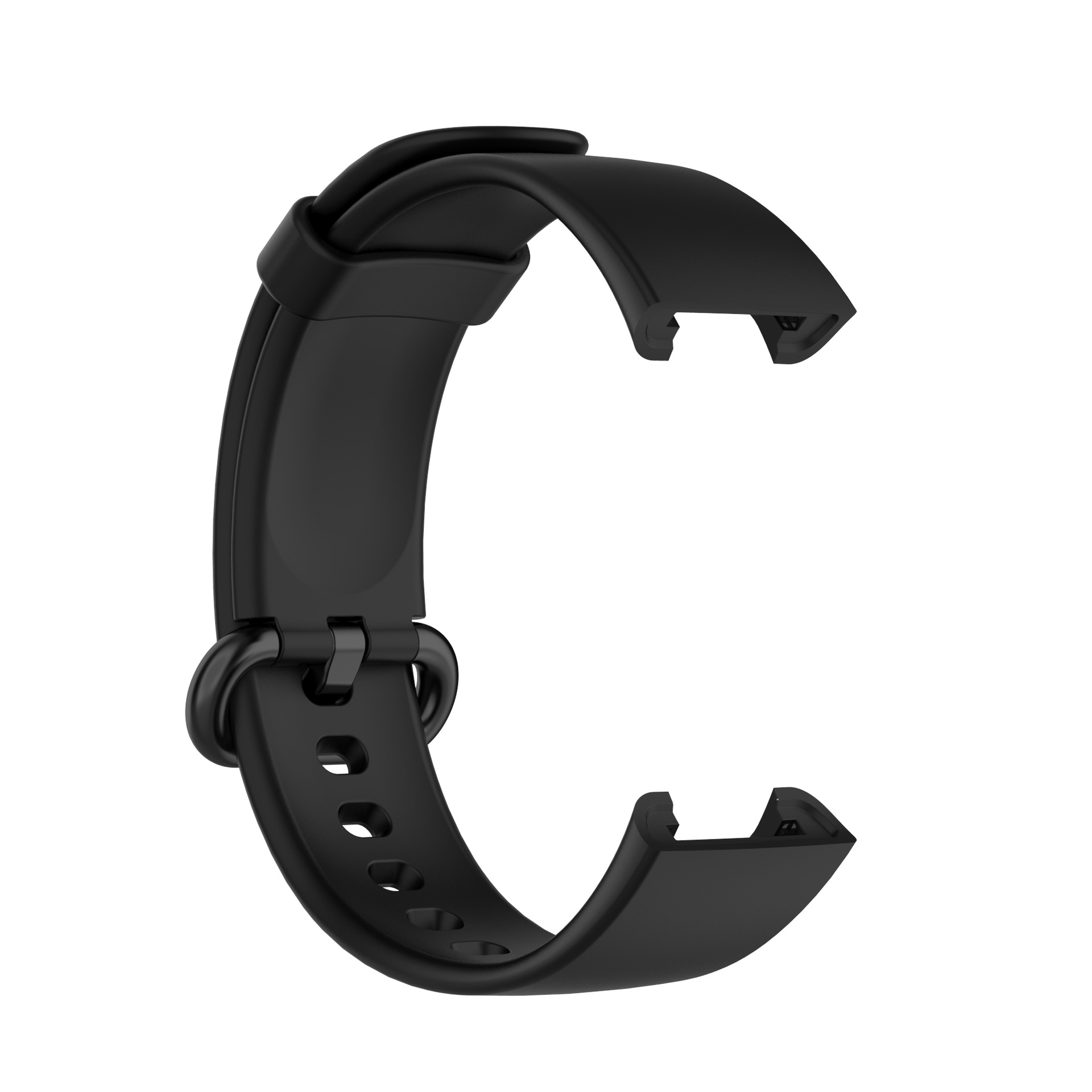 Band voor Xiaomi Mi Watch Lite-band Siliconen SmartWatch Vervanging horlogeband correa Armband mi watch lite Redmi horlogeband: Black / 20mm