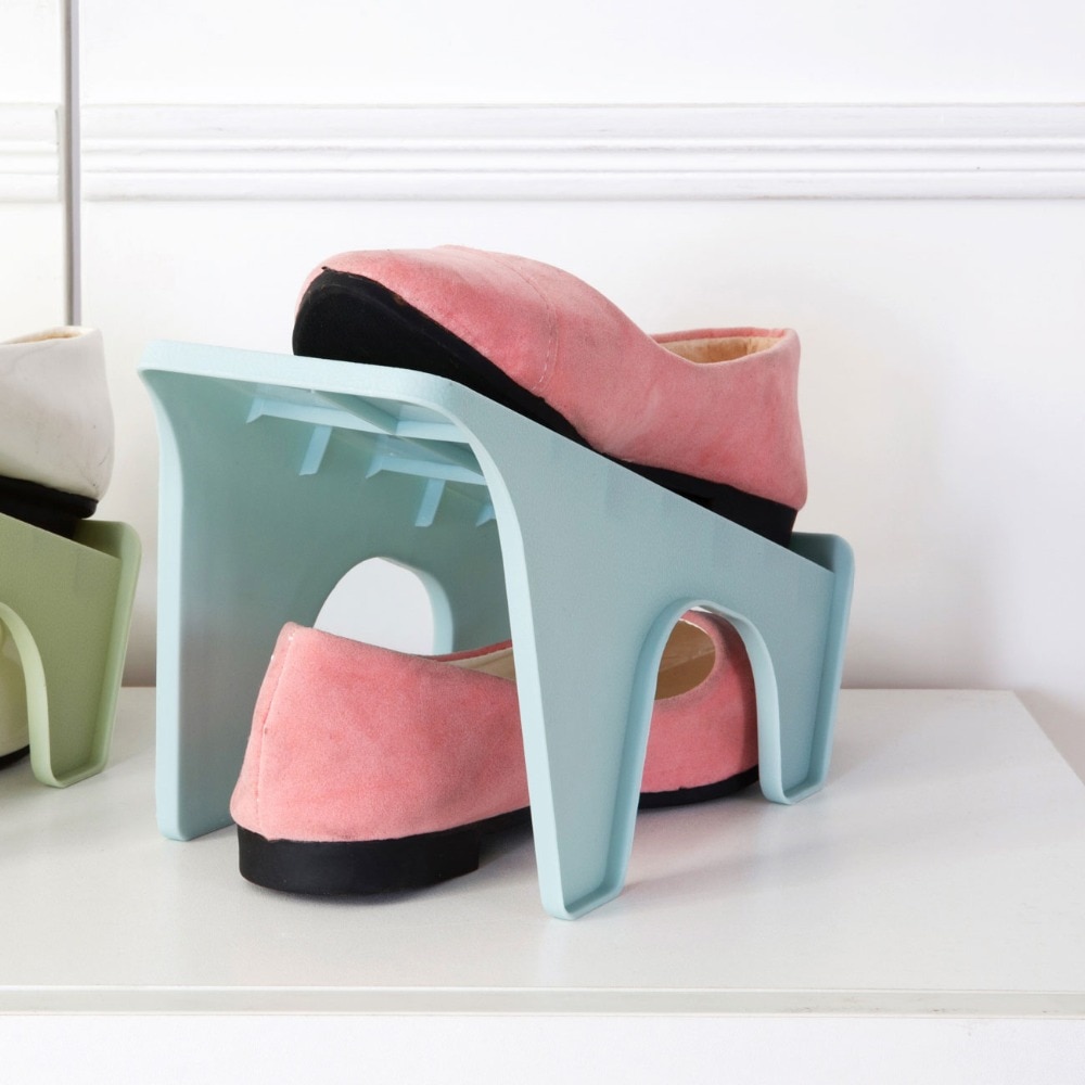 OTHERHOUSE Schoenenrek Stand Plank Houder Schoen Organisator Schoenen Opslag Rekken Kast Organisatoren Slot Dubbele Laag Schoenendoos