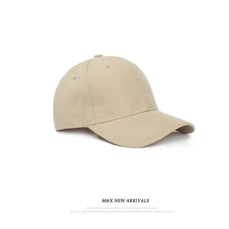 Women Men Hat Curved Sun Visor Light Board Solid Color Baseball Cap Men Cap Outdoor Sun Hat Adjustable Sports Caps in Summer: Khaki