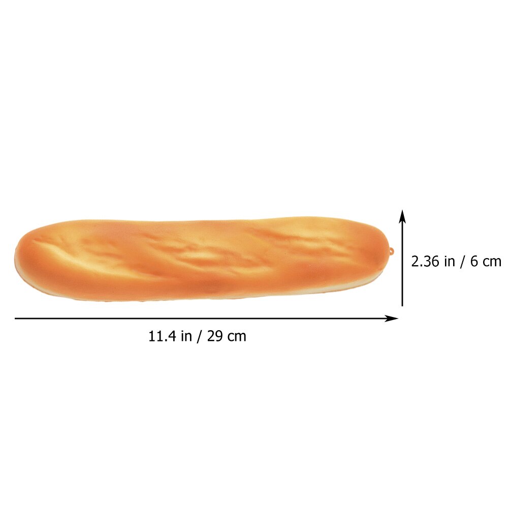 3Pcs Bread Bread Model Simulated Bread Pretend Bread Cake Shop Bread Prop for Decor