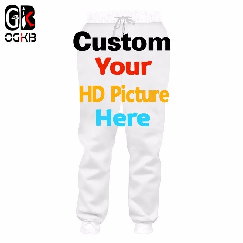 Baggy broek heren dames kleurrijke verf 3d print joggingbroeken broeken unisex outdoor straat casual hiphop punk rock fitness joggingbroek: S / Op maat gemaakte broek