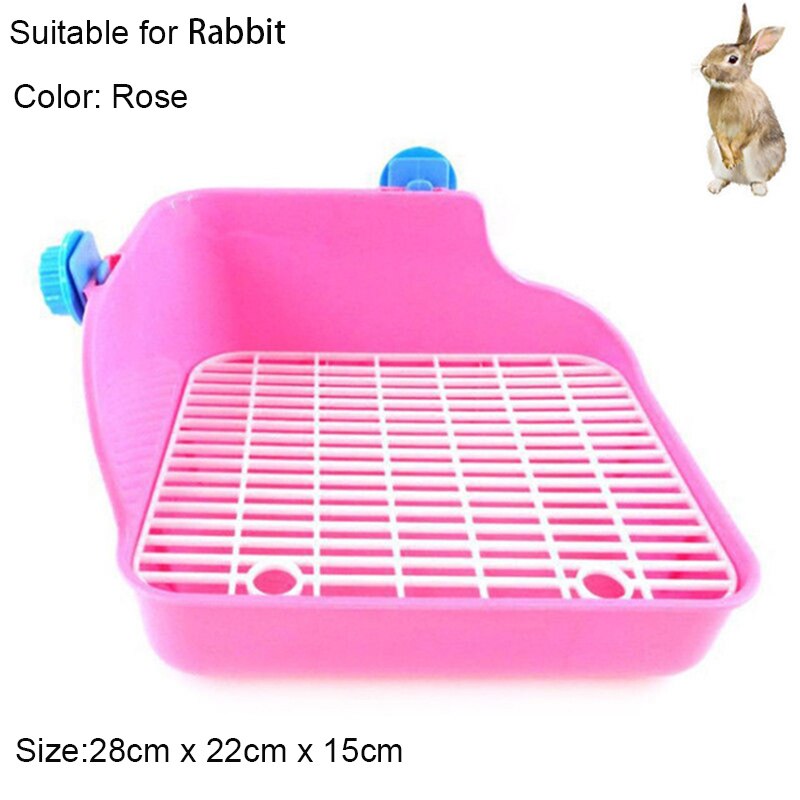 Bac à litière d'angle pour animaux domestiques, pour Hamster, chat, lapin, nettoyage, intérieur, formation pour petits animaux: 13