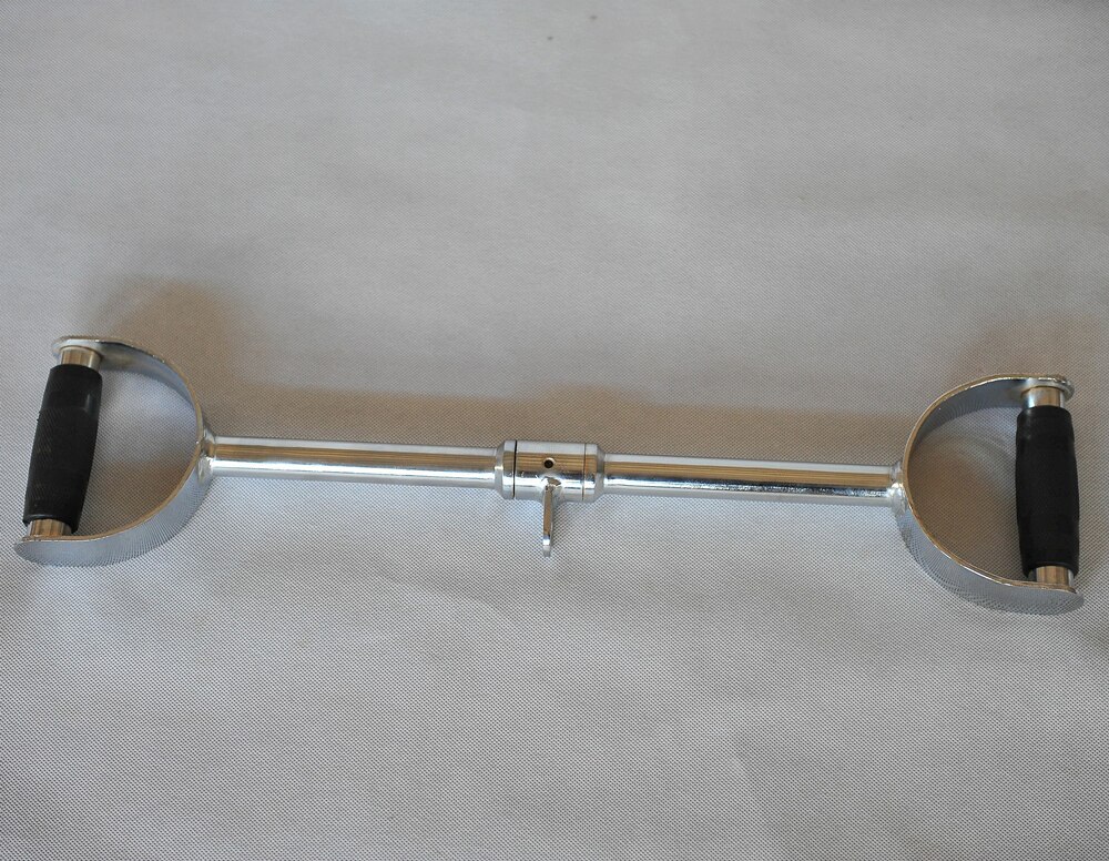 Pully Cable Machine Accessory Rowing Pull Down Bar Triceps Rubber Handle Back Muscle Training Grips Attachments F1086