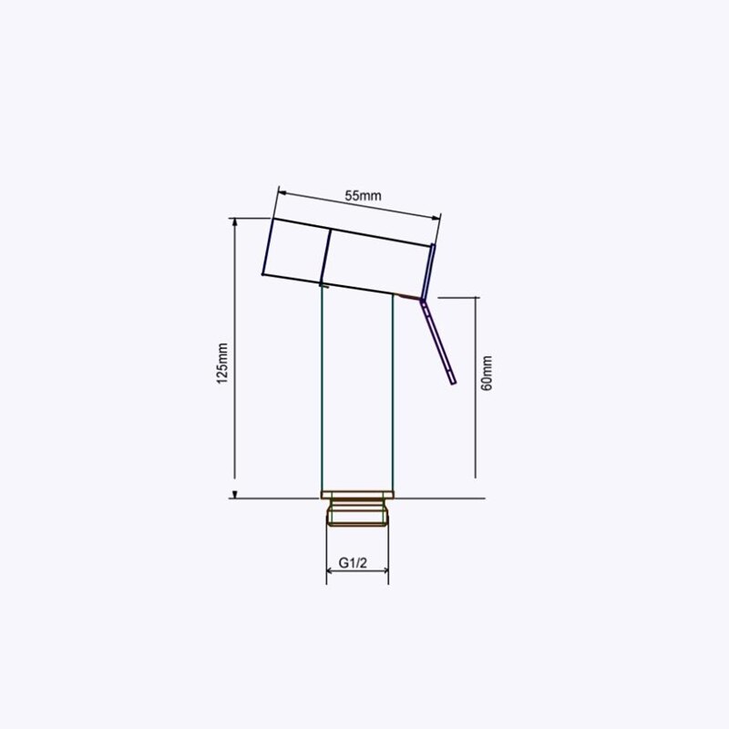 304 Rvs Bidet Kraan Badkamer Bidet Douche Set Douche Kraan Wc Bidet Moslim Douche Wandmontage