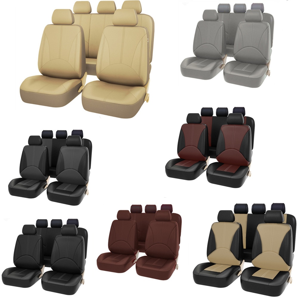 Leather Car Seat Covers For Nissan Qashqai X Trail 350z Altima Juke Lannia Nv200 Pathfinder Rogue Sentra Serena Kicks Leaf Navar