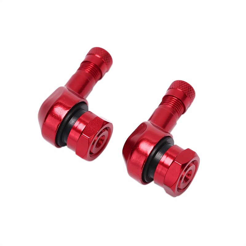 2 Stuks Wielen Banden Onderdelen 1Cm 1.13Cm Cnc Motorfiets Ventiel 90 Graden Hoek Wiel Tubeless Valve stengels Aluminium