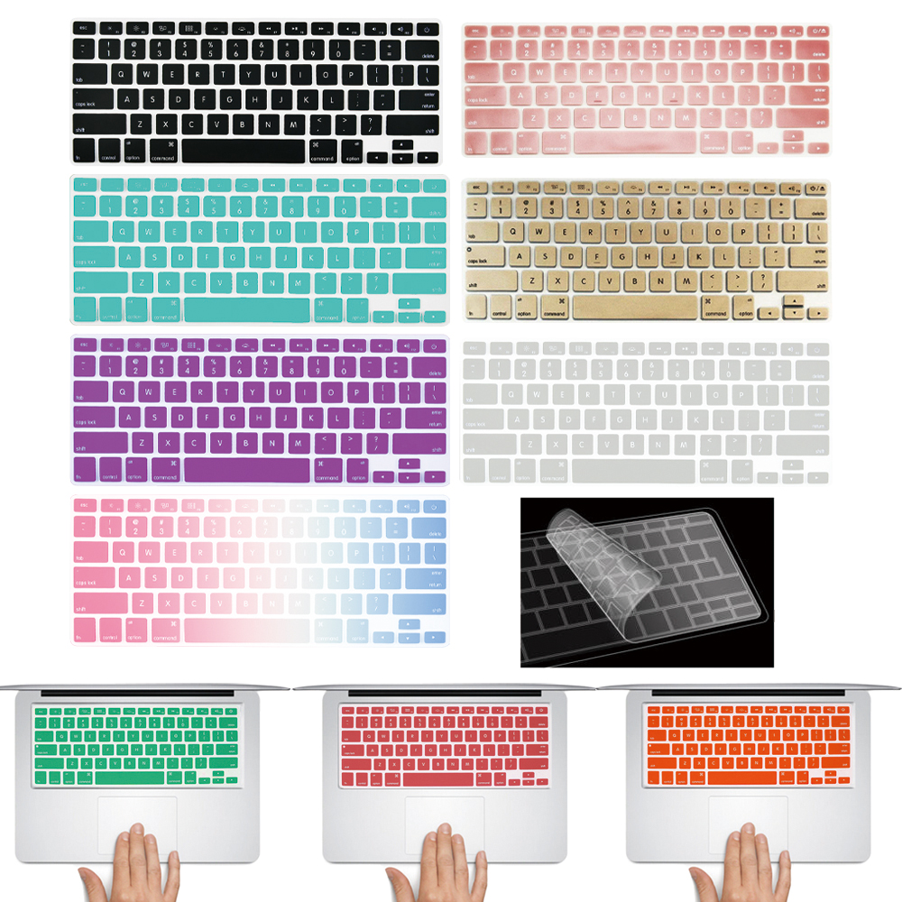 Laptop Toetsenbord Cover Voor Macbook Air 13 "A1369 A1466 A1342/Pro 13" A1278 A1425 A1502/Pro 15 "A1286 A1398 Soft Silicon Waterdicht