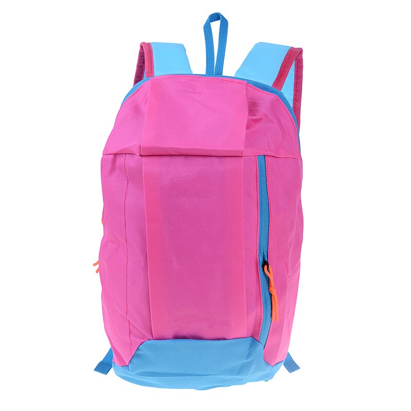 1PC Men Women Sports Travel Backpack Hiking Camping Backpack Girl Boy Children Waterproof Climbing Outdoor Small Bag 9 Colors: rose red