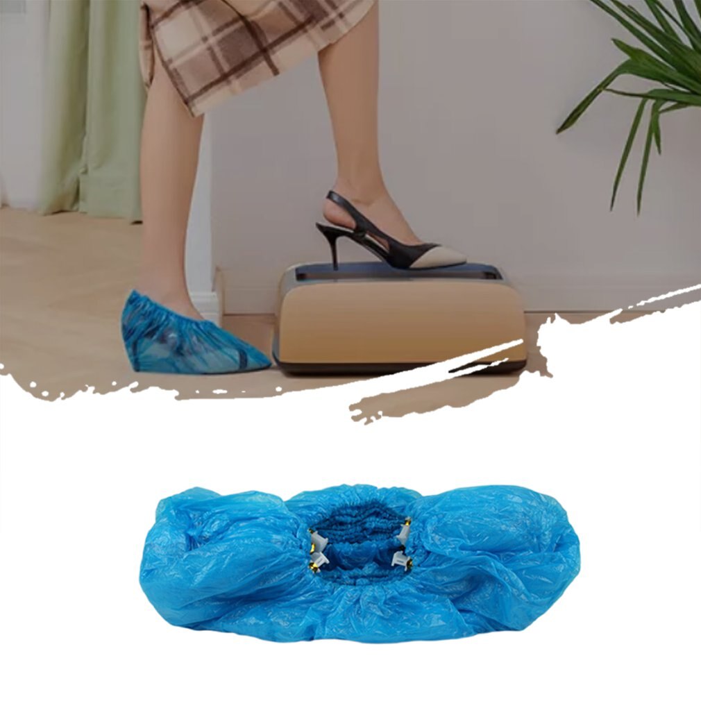 100pcs Shoe Covers Special T-shoe Covers Home Office Dustproof Shoe Covers Disposable PE Shoe Covers