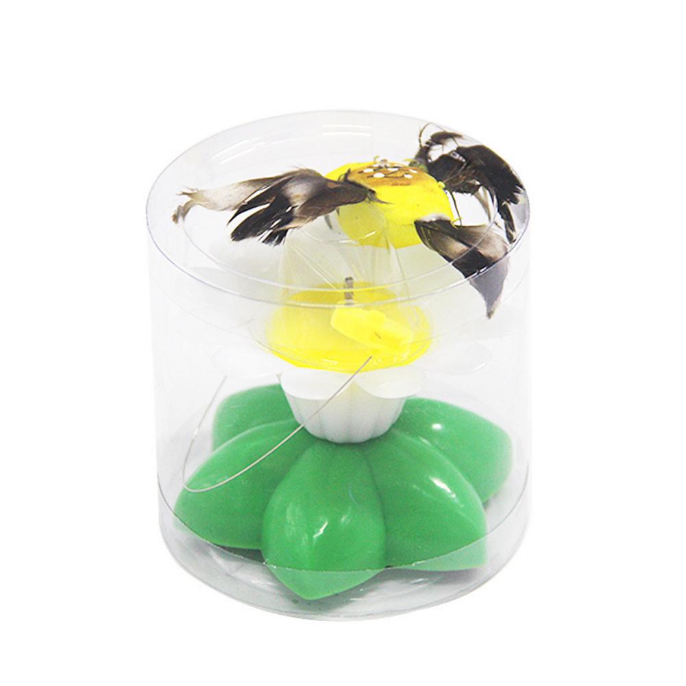 Electric Cat Toy Automatic Rotating Colorful Butterfly Bird Animal Shape Plastic Funny Pet Dog Kitten Interactive Training Toys