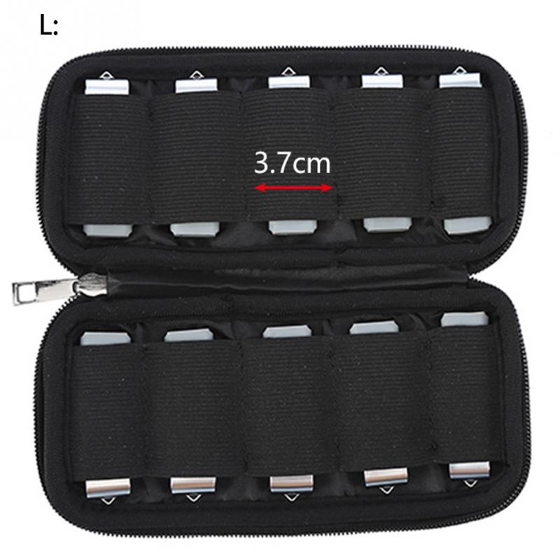 Storage Protective Case USB Durable Organizer Travel Flash Drives Zipper Portable Shockproof Holder Dustproof U Disk Bag: L