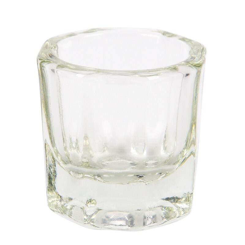 1PCS Clear White Color Transparent Kit Acrylic Powder Dappen Dish Acrylic Liquid Glass Crystal Glass Cup for Acrylic Nail Art
