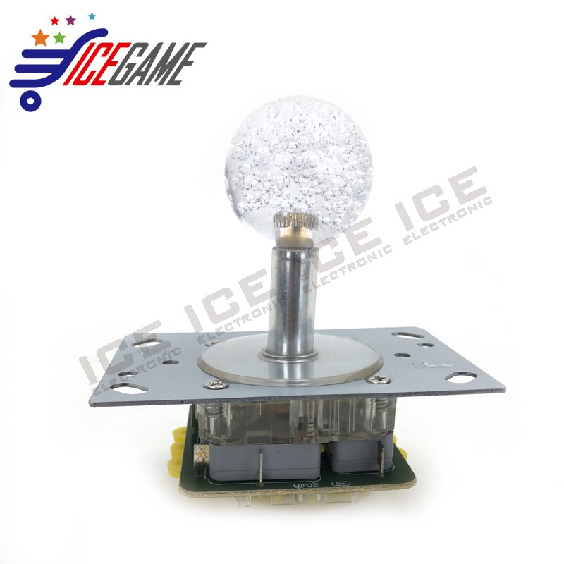 12V LED Colorful Illuminated Joystick Switchable From 4 to 8 Way Operation With 5PIN Micro Switches for Arcade Game DIY