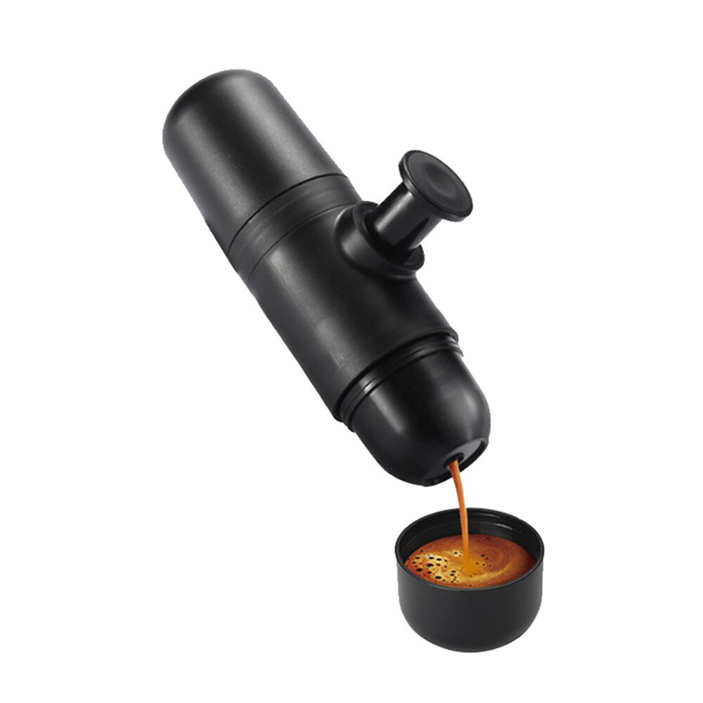 ! Mini Handleiding Draagbare Espresso Koffiezetapparaat Handheld Druk Reizen Machine Cup