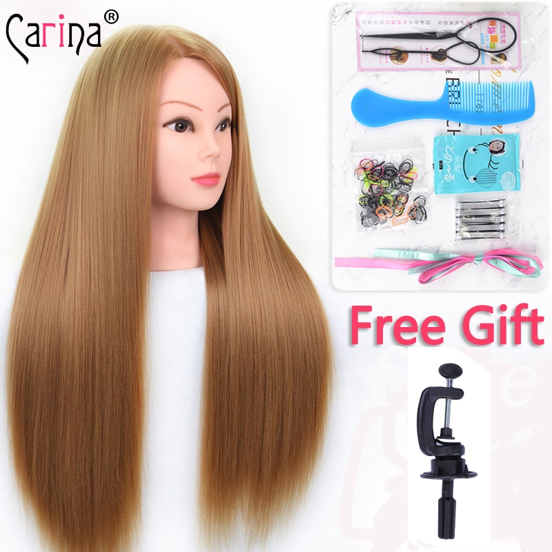 65Cm Professionele Heads Voor Kapsels Poppen Haar Styling Lange Yaki Vrouwelijke Mannequins Met Haar Opleiding Hoofd