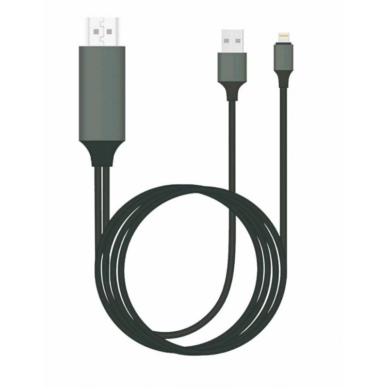 Lightning To Hdtv Adapter Hdmi Cable For Apple Iphone