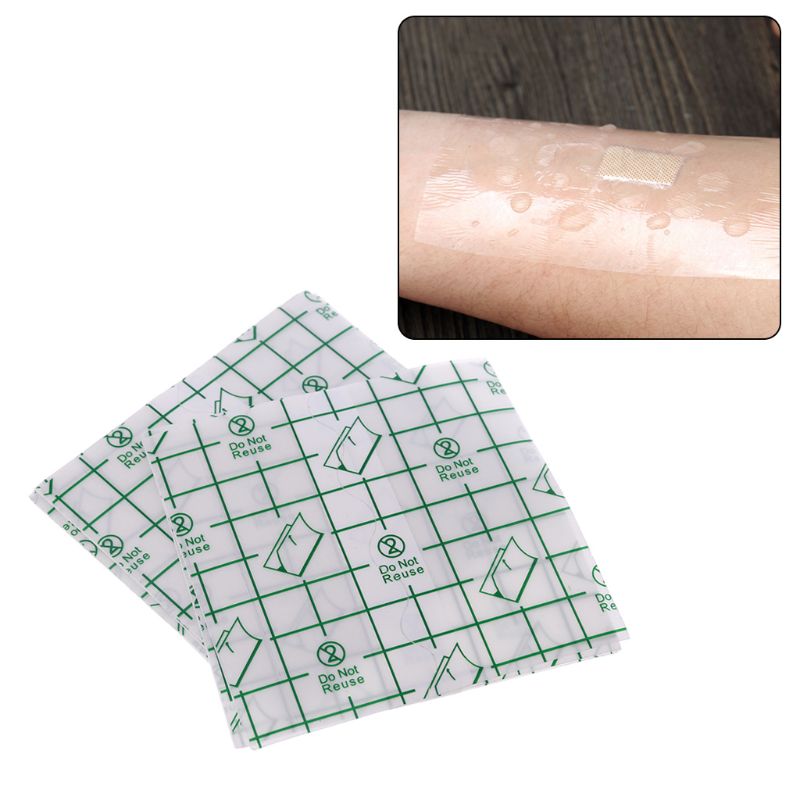 20 Stks/partij 8 × 8 Cm Waterdichte Tape Gips Fixatie Tape Ademend Antiallergische Dxac