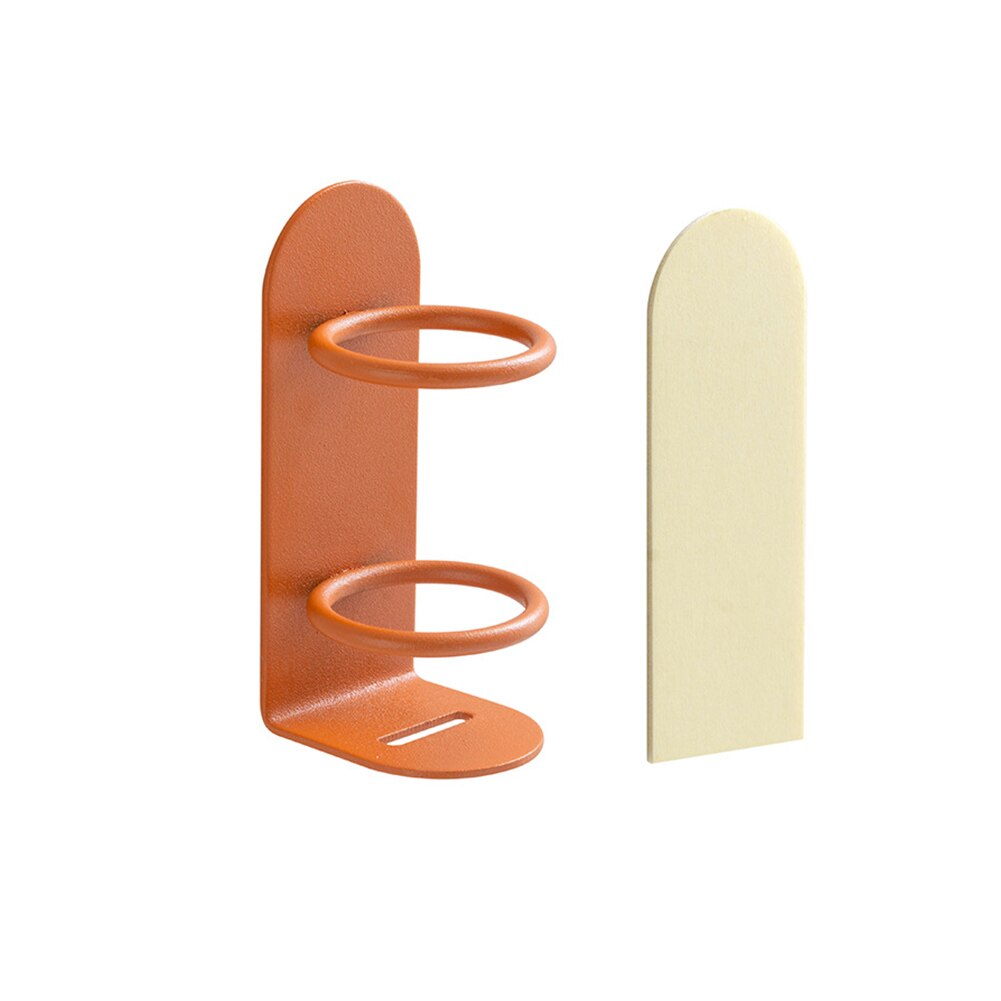 Home Decor Electric Toothbrush Holder Shelf Accessories Hotel For Bathroom Storage Organizer Cup Rack Space Saving Wall Mounted: Orange / S