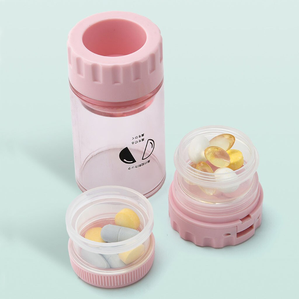 Pills Medicine Crusher Grinder Splitter Tablet Divider Cutter Storage Box Case Storage Case Pill Box Cutting Tablets Boxes