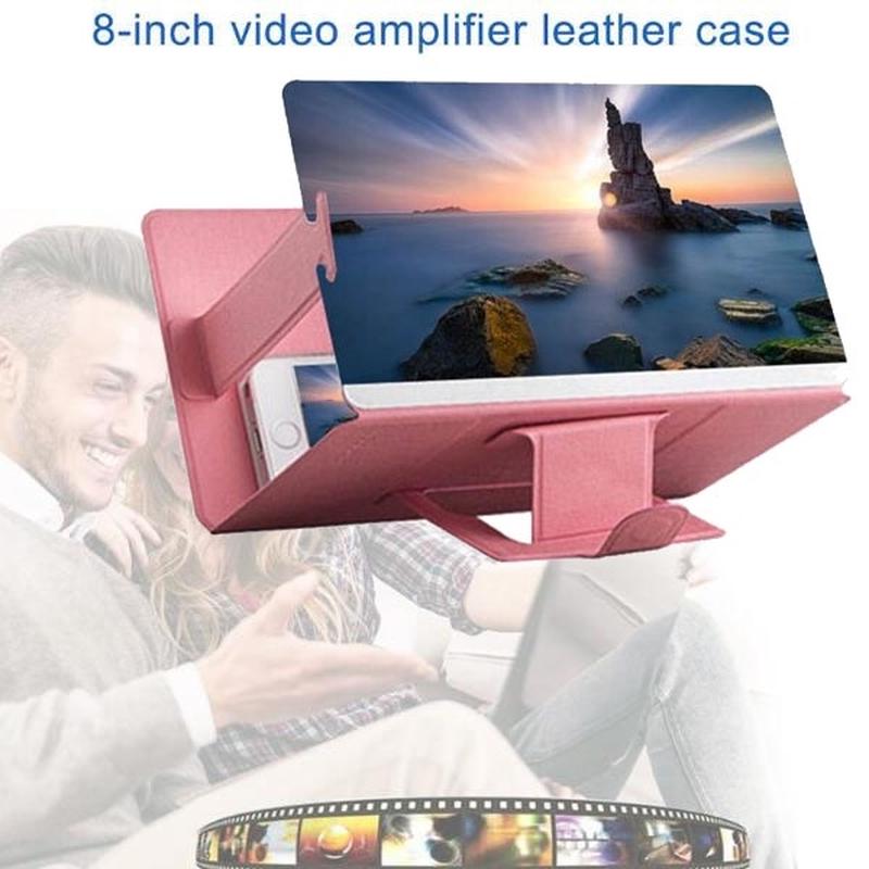 Desktop Telefoon Houder Stand Universele Mobiele Telefoon Screen Vergrootglas 3D Vergroter Vergrootglas Video Versterker Projector Beugel