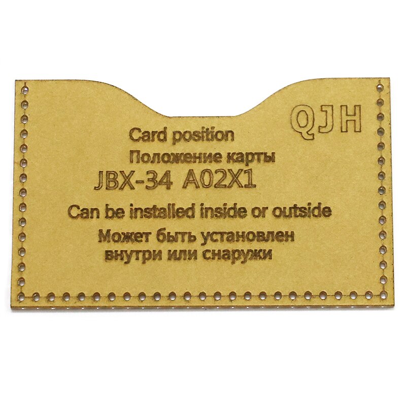 1Set DIY Kraft Paper Template Stylish Simplicity Coin Purse Card Package Leather Craft Pattern DIY Stencil Sewing Pattern