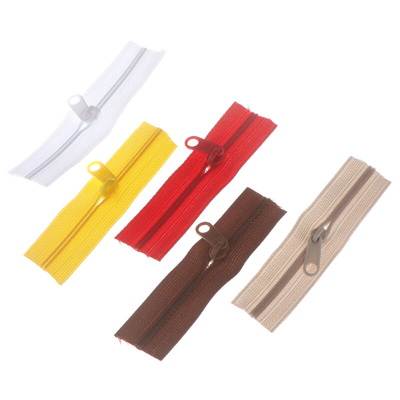 10Pcs/lot Mini Zipper Doll Dress Zipper 10cm Handmade Craft Sewing DIY Accessories Scrapbooking Garment Applique