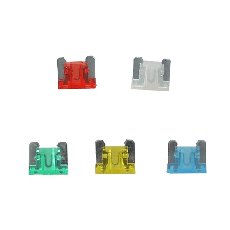 50pc slanke, laagprofiel mini-meszekeringen aps at-auto, vrachtwagen,  rv 10/15/20/25/30 ampère set