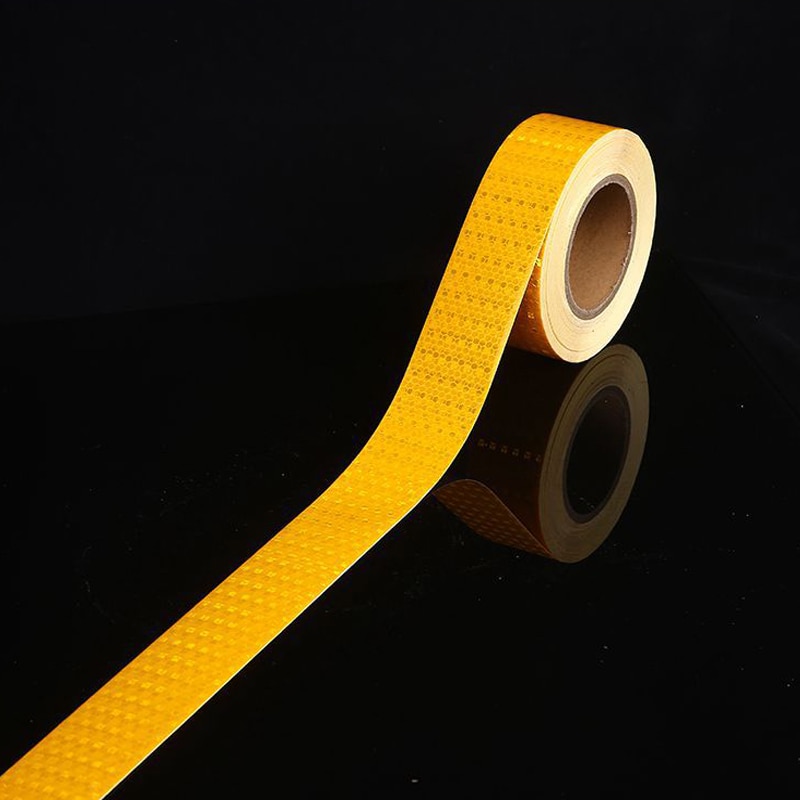 Reflective Sticker for School Bus Fluorescent Safety Warning Tape Conspicuity Marking Strip for Trucks Transportation Vehicles