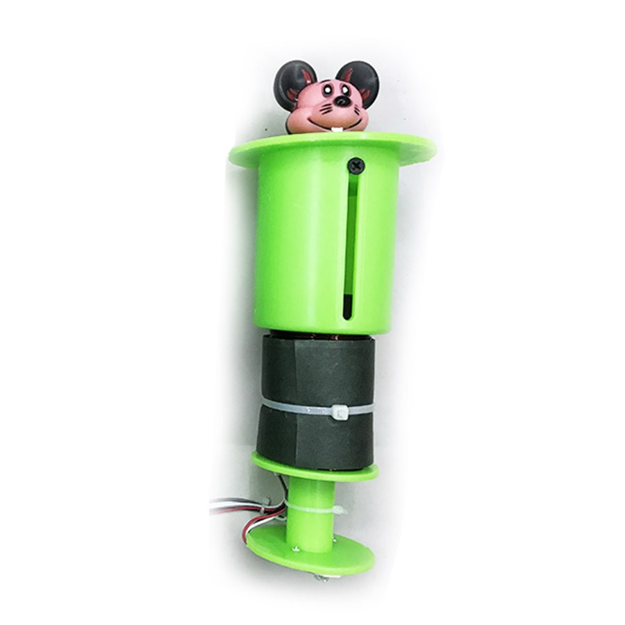1 stykke slående musehoved til børn møntdrevet arkade whac-a-mole hit mus / frøhammer spilmaskine