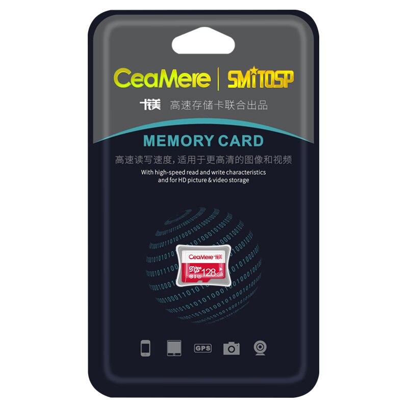 Tarjeta de memoria CeaMere 256GB 128GB 64GB U3 UHS-3 32GB tarjeta Micro sd Class10 UHS-1 tarjeta de memoria flash Microsd TF/SD para tableta