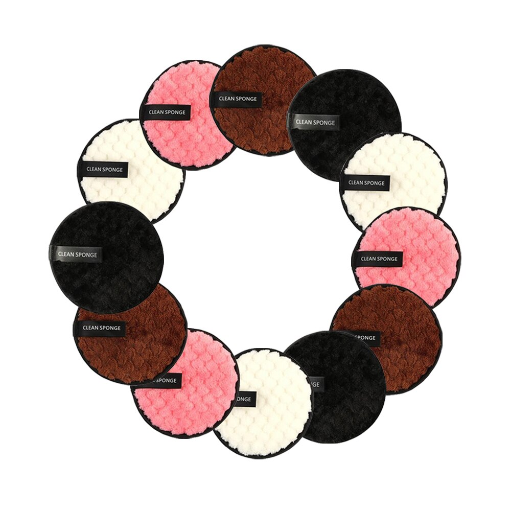 8/12/16 stuks microvezeldoekjes remover gezichtsreinigingshanddoek herbruikbare reinigingsdoekjes make-up reinigingsdoekjes herbruikbare wattenschijfjes fd