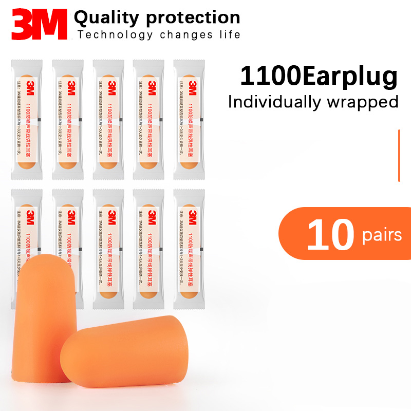 3M】 Anti-Lärm-Ohrstöpsel, industrielle Ohrstöpsel, stumm, mechanisch, Geräuschisolierung, Geräuschreduzierung, Schutz-Ohrstöpsel, 3 m .: WEISS