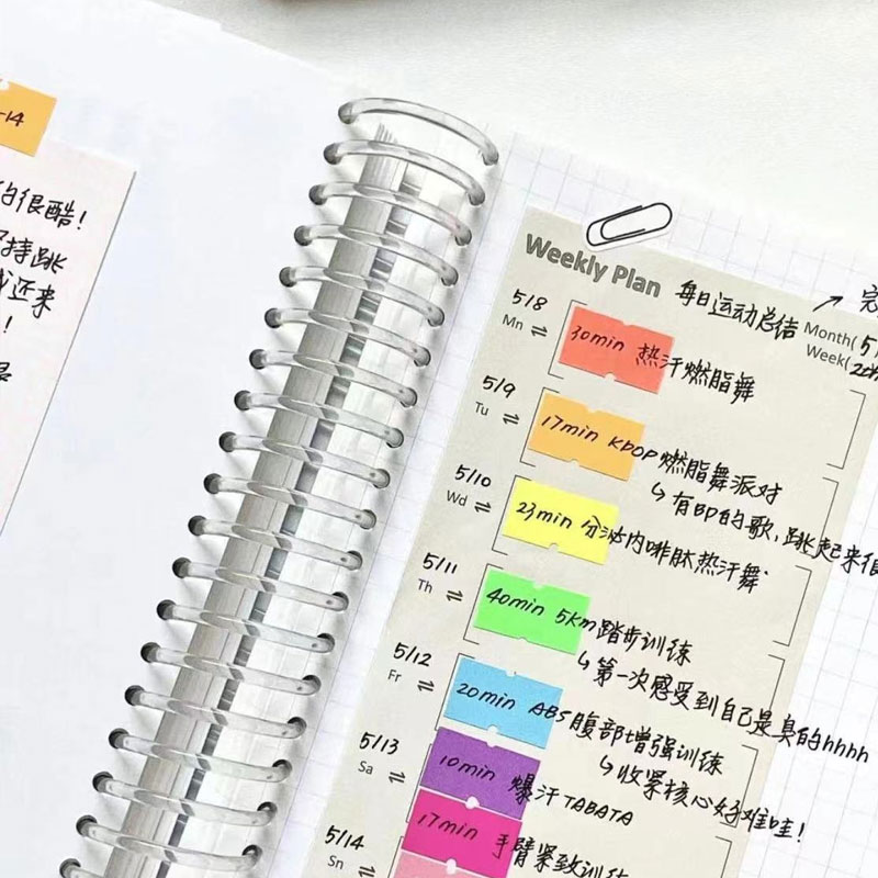 5000 teile/los etikett bunte private Aufkleber Etiketten selbst klebende Papier aufkleber leere Memo Briefpapier DIY Tagebuch Notizbuch