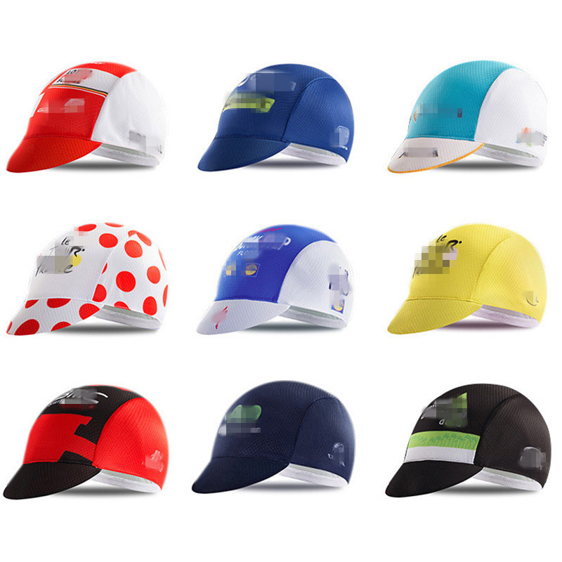 Mtb märke snabbtorkande polyester cykellag keps andas flerfärgat tyg fri storlek uv-säker ridhatt man kvinna