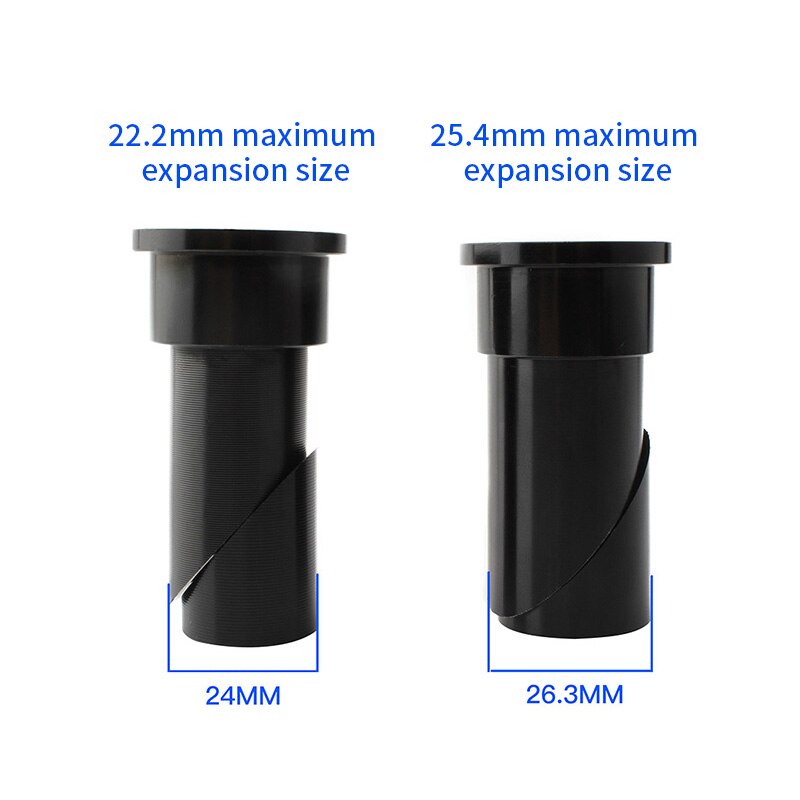 MUQZI Folding Bike Fork Adapter 22.2/25.4mm To 28.6mm Aluminum Alloy Head Tube Expansion Hanging Core Frame Riser Screw