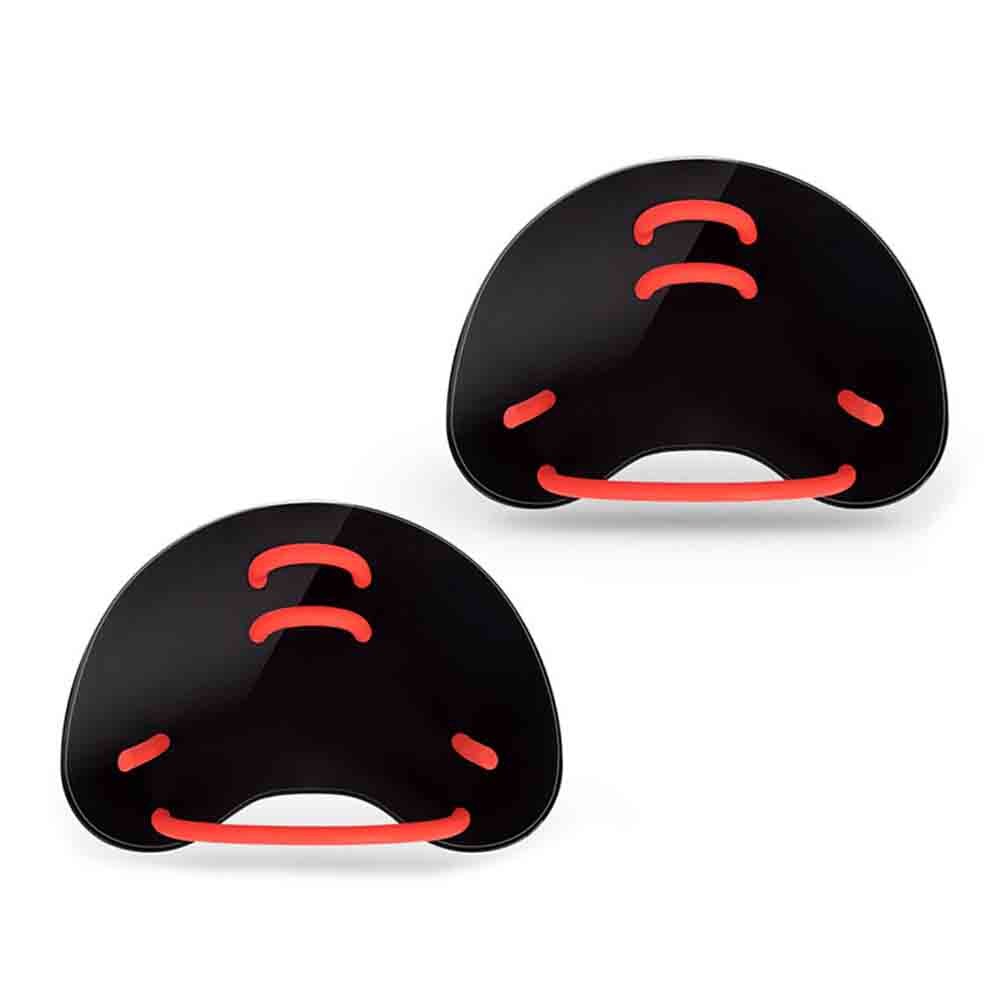 Zwemmen Hand Peddels Vinnen Verstelbare Swim Training Water Sport voor Volwassenen/Kinderen Zwemvliezen Handschoenen duiken gereedschap: black