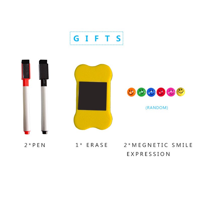 YIBAI Magnetic Monthly Planner Dry Erase Board for Fridge and Home school with free