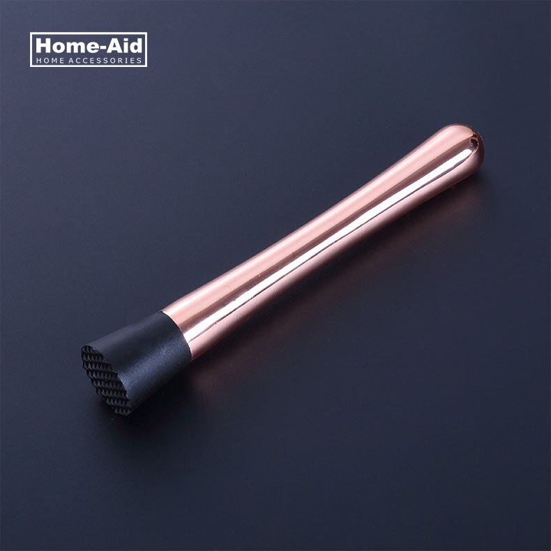 Machacador de metal de limón de acero inoxidable, herramientas para agitar, herramientas de cóctel,