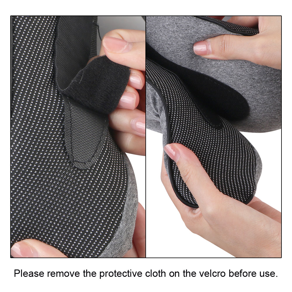 Oreiller Portable en forme de U en mousse à mémoire de forme, oreiller d'escargot doux pour pause midi, oreiller de sommeil, soutien du cou de voyage