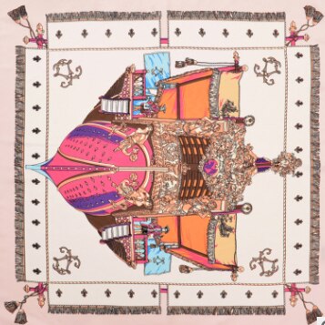 60x60 Shield warship Multipurpose women Silk twill scarf Satin square tie Hairband ladies foulard femme towel bufanda shawl: 3