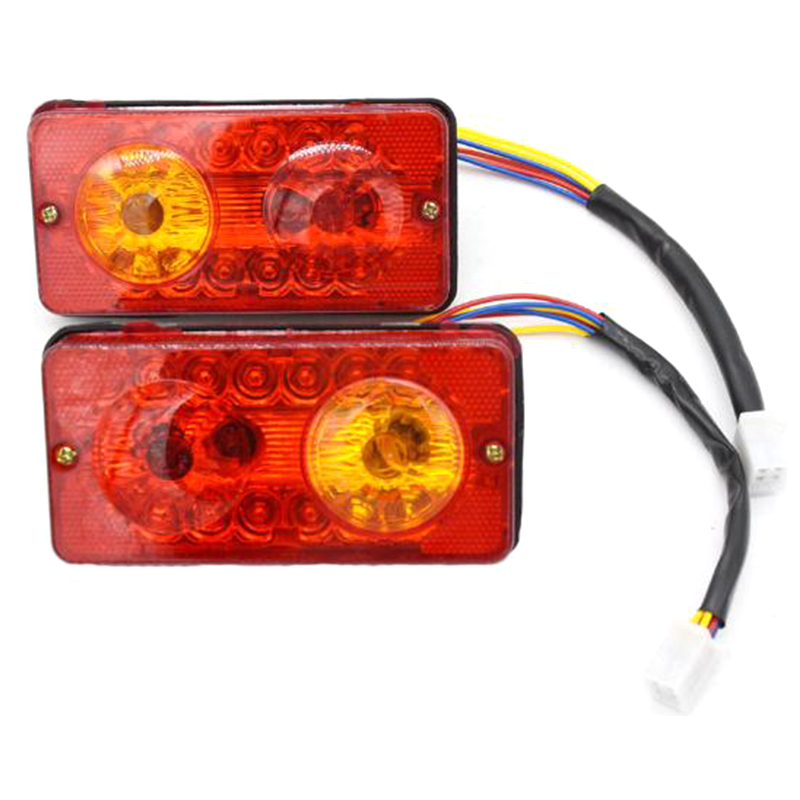 1Pcs 12V DC LED Rear Tail Lights Brake Turn Signal Reverse Lamp For Electric-Tricycle
