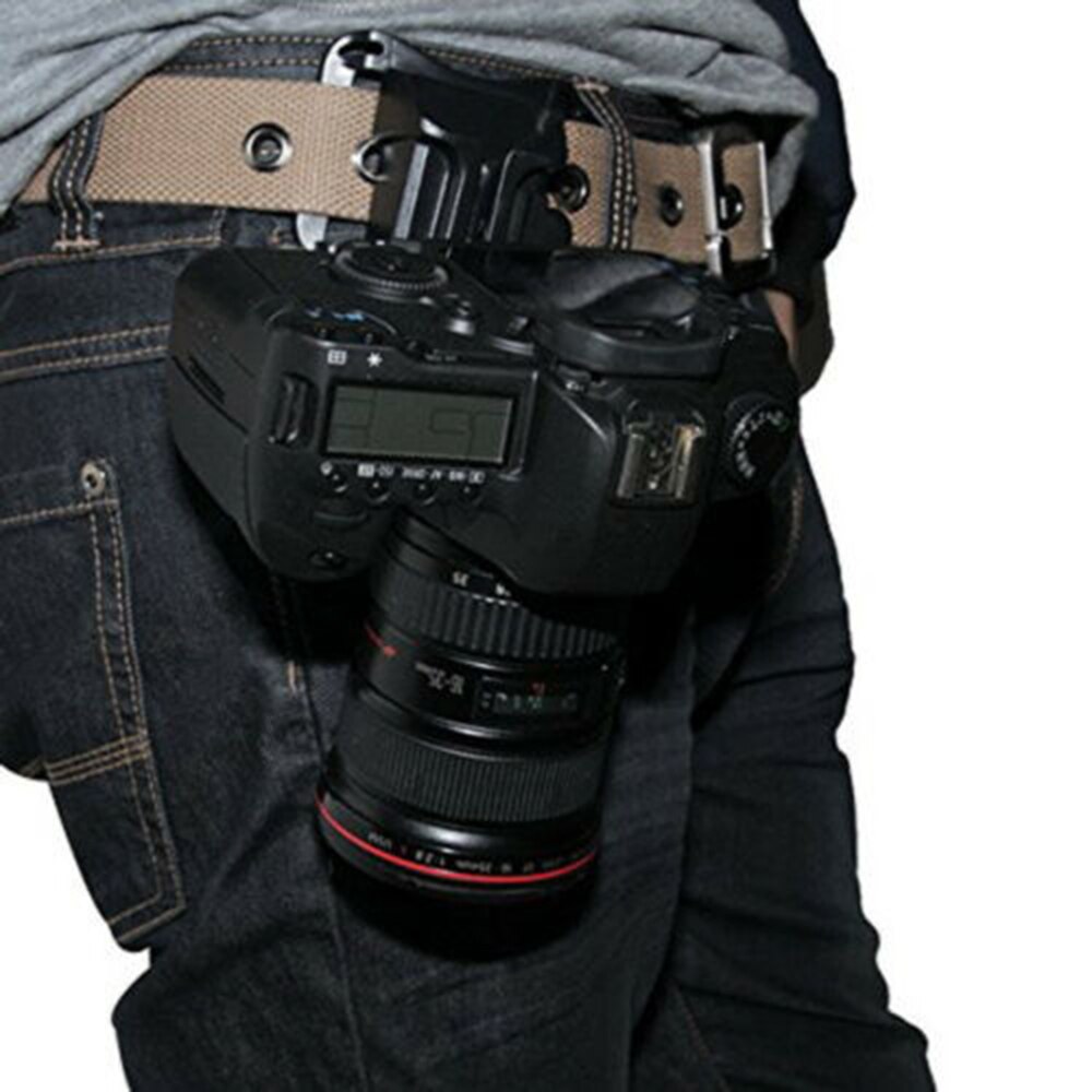 Taille Gürtel für Sony Canon Nikon SLR DSLR Kamera Schnell Strap Ladegerät Holster Aufhänger Taste Schnalle Montieren Clip Kamera Zubehör
