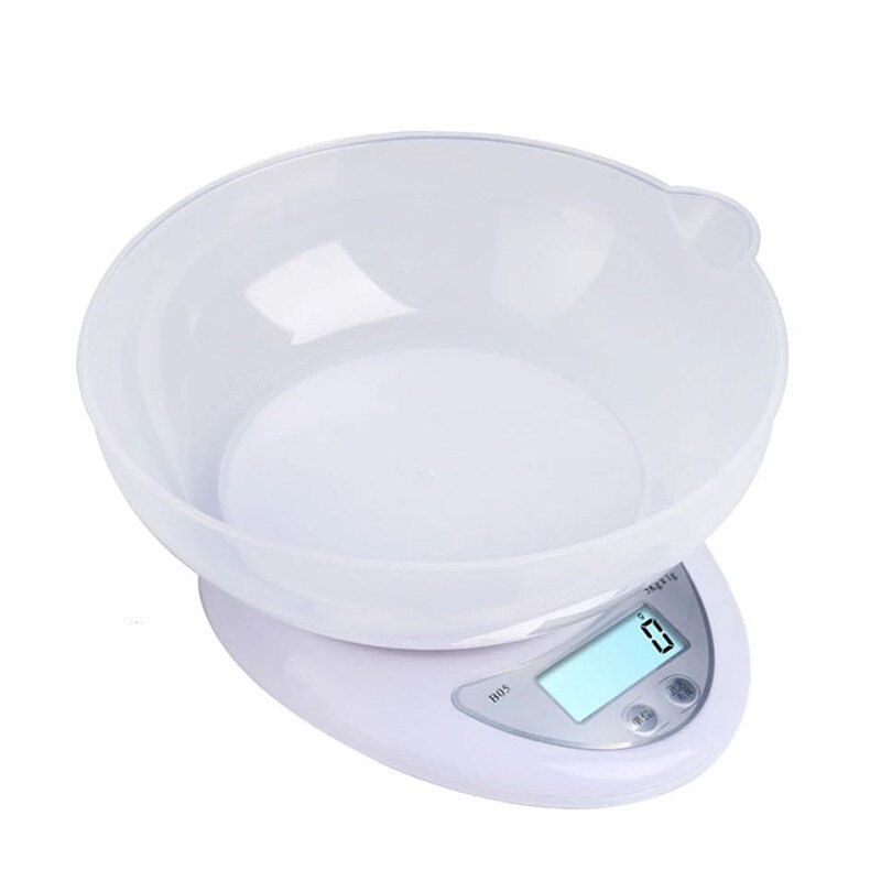 Food Kitchen5kg/1g，1kg/0.1g Food Kitchen Scales Balance Measuring Weighing Scales LED Electronic Scales With Tray