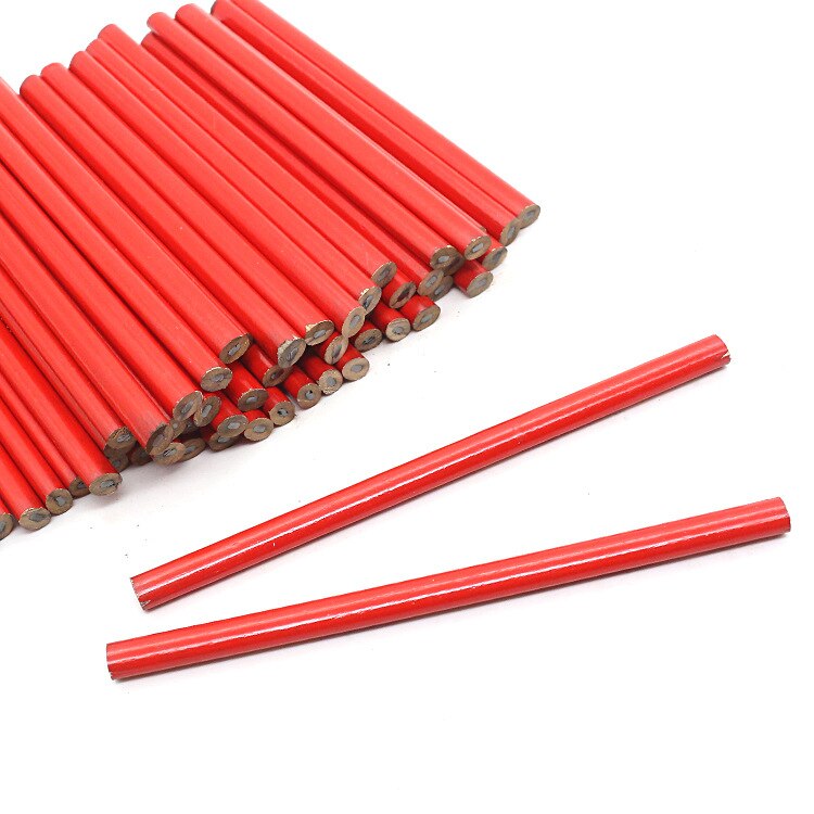 5pcs Simple Wooden Elliptical Marker Pencill DIY Engineering Drawing Supplies For Students Practical Art Tool HB Pencils